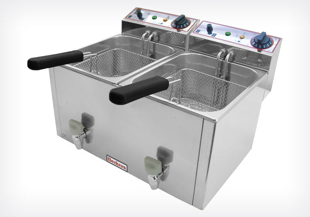 Friggitrice elettrica FR 10+10 LT - Beckers