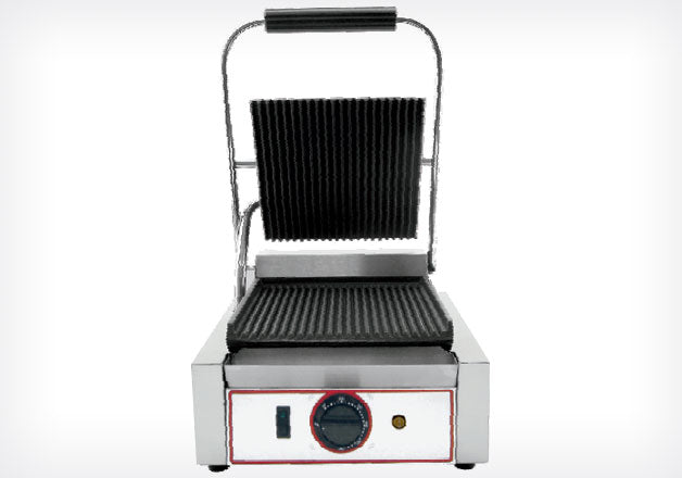 PIASTRA GRILL IN GHISA SINGOLA RIGATA SOPRA E SOTTO R1 - Beckers