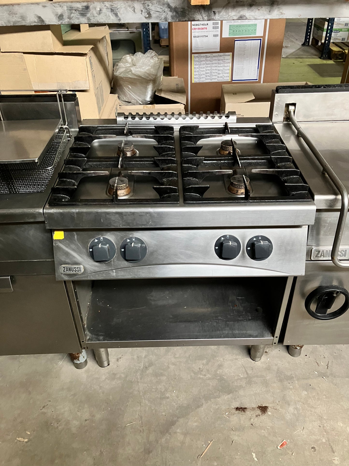 cucina 4 fuochi zanussi