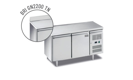 Banco refrigerato positivo 2 sportelli