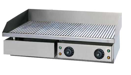 GRIGLIA ELETTRICA PIANO RIGATO GHN 75R - Beckers