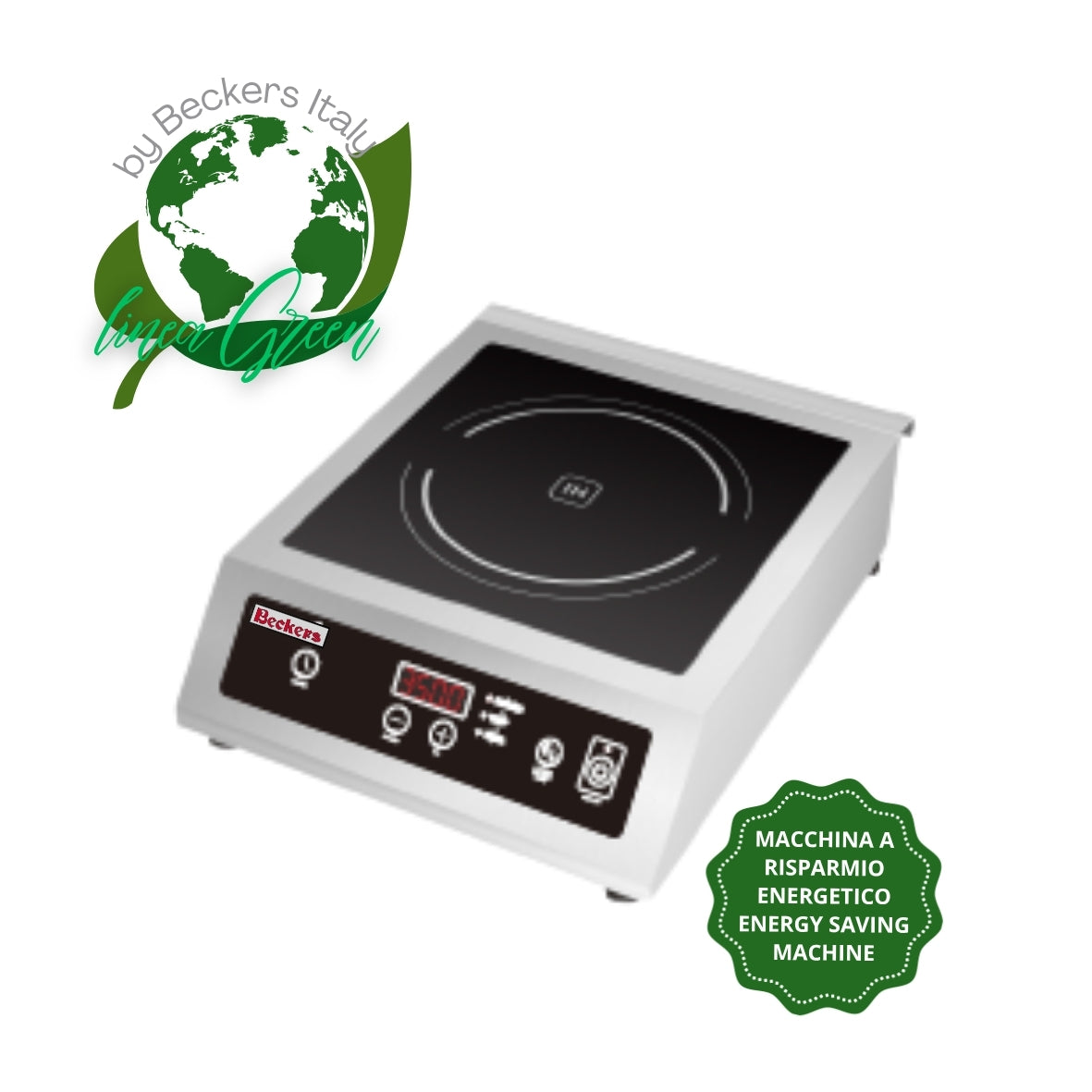 IND 350G - LINEA GREEN - PIASTRA AD INDUZIONE A RISPARMIO ENERGETICO - Beckers