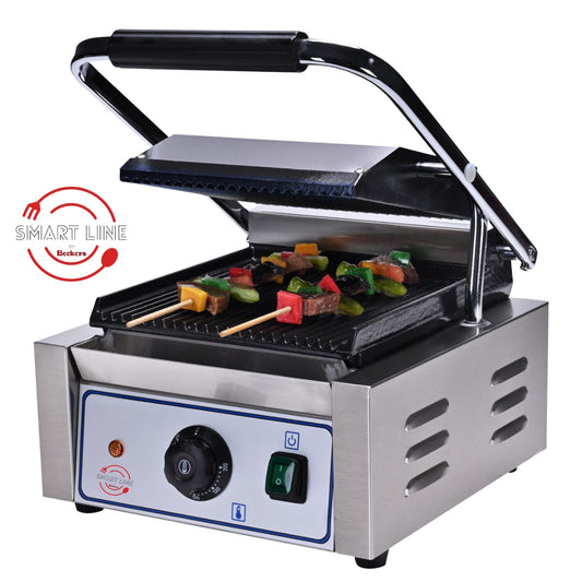 WRLM1 - PIASTRA GRILL GHISA MEDIA RIGATA SOPRA E LISCIA SOTTO - SMART LINE - Beckers