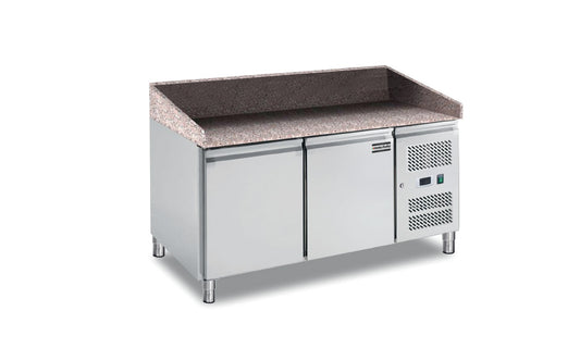 Banco pizza refrigerato 2 sportelli