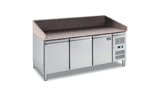 Banco pizza refrigerato 3 sportelli