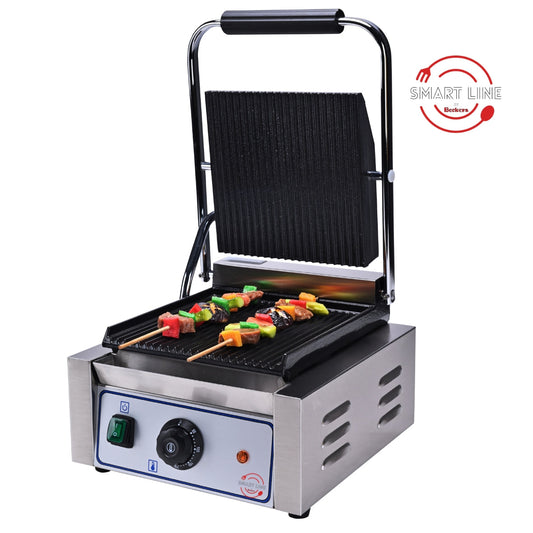 WR1 - PIASTRA GRILL GHISA SINGOLA RIGATA SOPRA E SOTTO - SMART LINE - Beckers