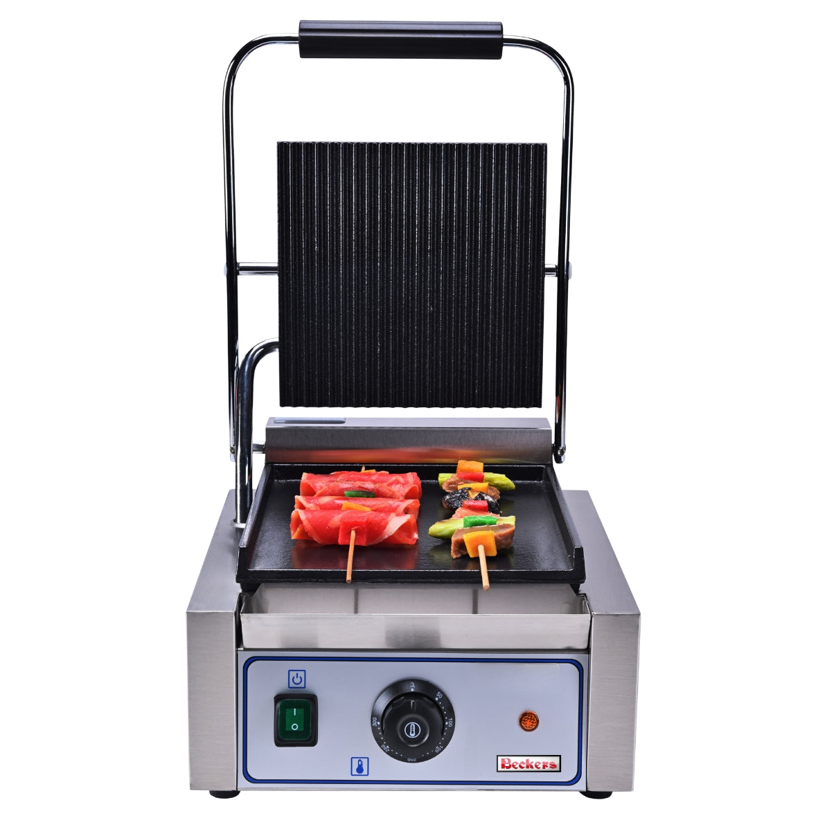 WRL1 - PIASTRA GRILL GHISA SINGOLA RIGATA SOPRA E LISCIA SOTTO - SMART LINE - Beckers