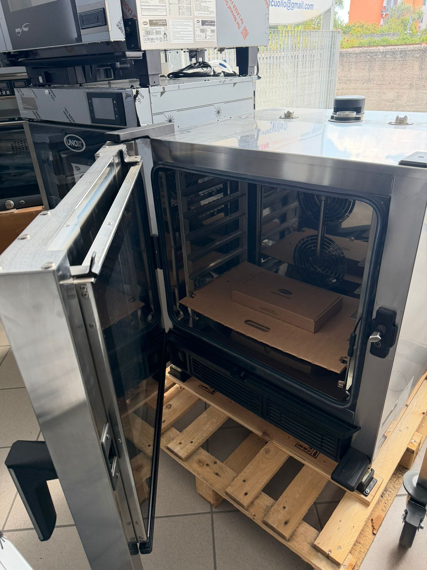 UNOX CHEFTOP-X™ Digital.ID™ 6 TEGLIE GAS