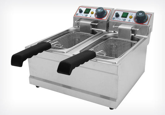 Friggitrice elettrica FB 4+4 LT - Beckers