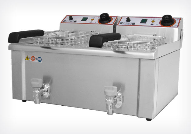 Friggitrice elettrica FBR 13+13 LT - Beckers