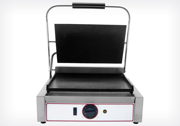 PIASTRA GRILL IN GHISA MEDIA LISCIA SOPRA E SOTTO LM1 - Beckers
