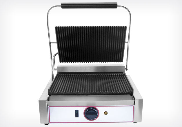 PIASTRA GRILL IN GHISA MEDIA RIGATA SOPRA E SOTTO RM1 - Beckers
