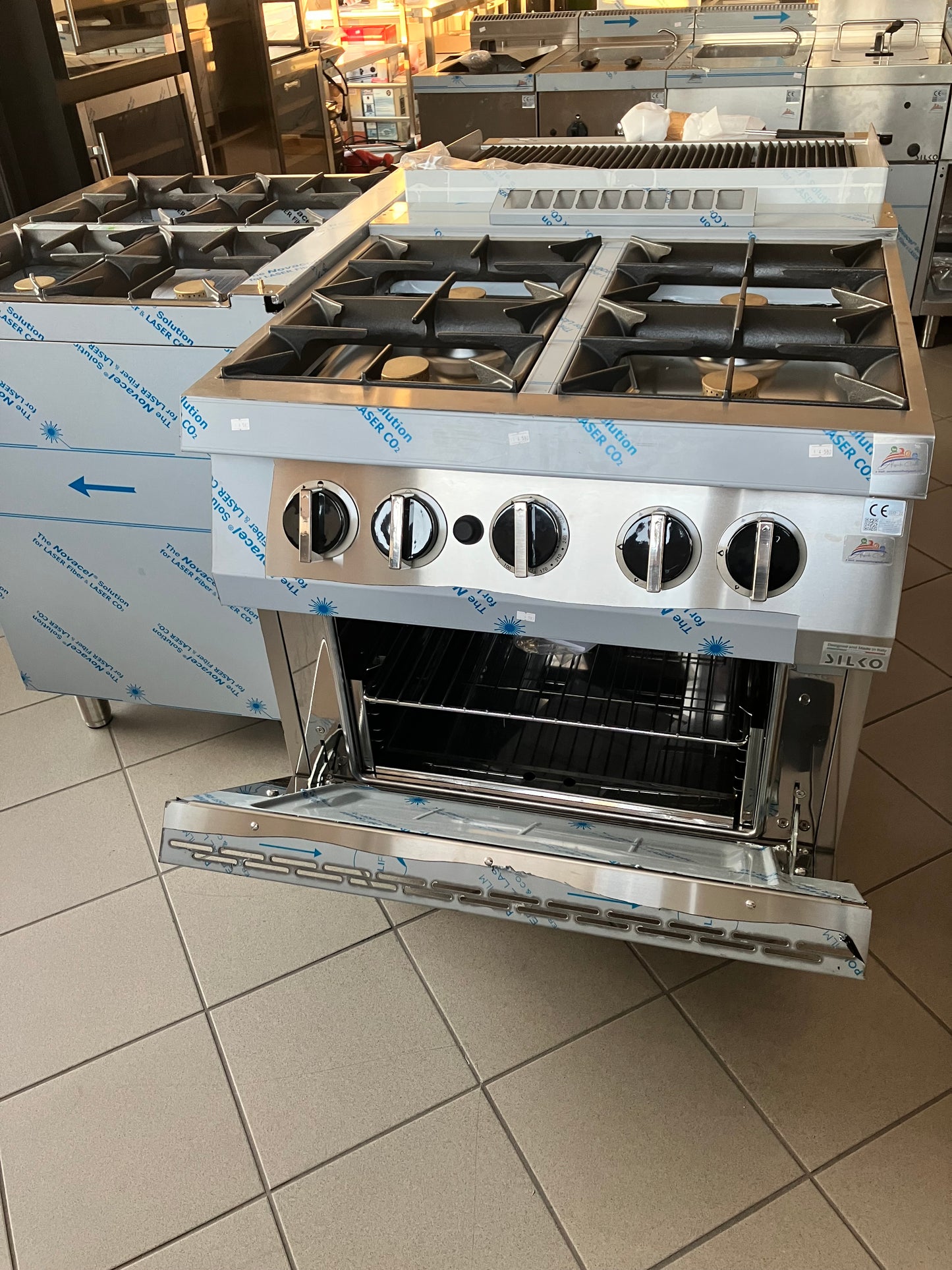 cucina 4 fuochi serie 70 + forno